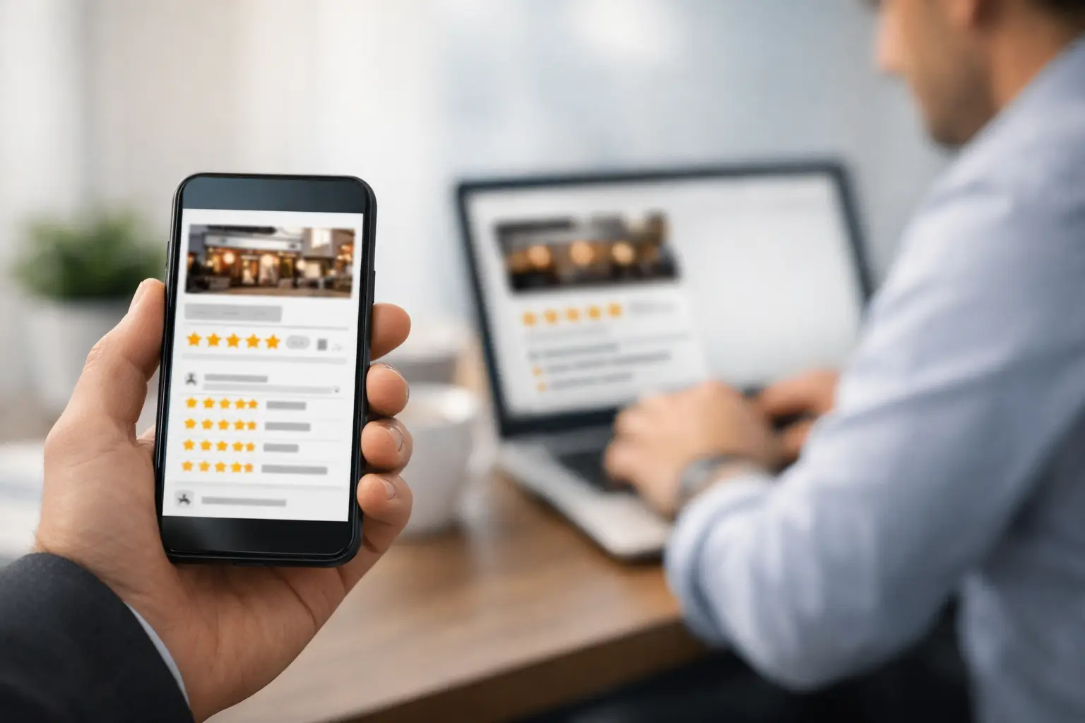 Concorrente com mais avaliações Google?