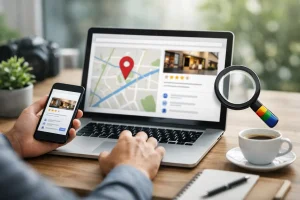 Otimização de perfil comercial no Google