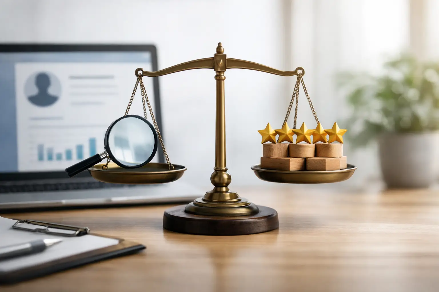 Perfil otimizado ou mais reviews: o que pesa?