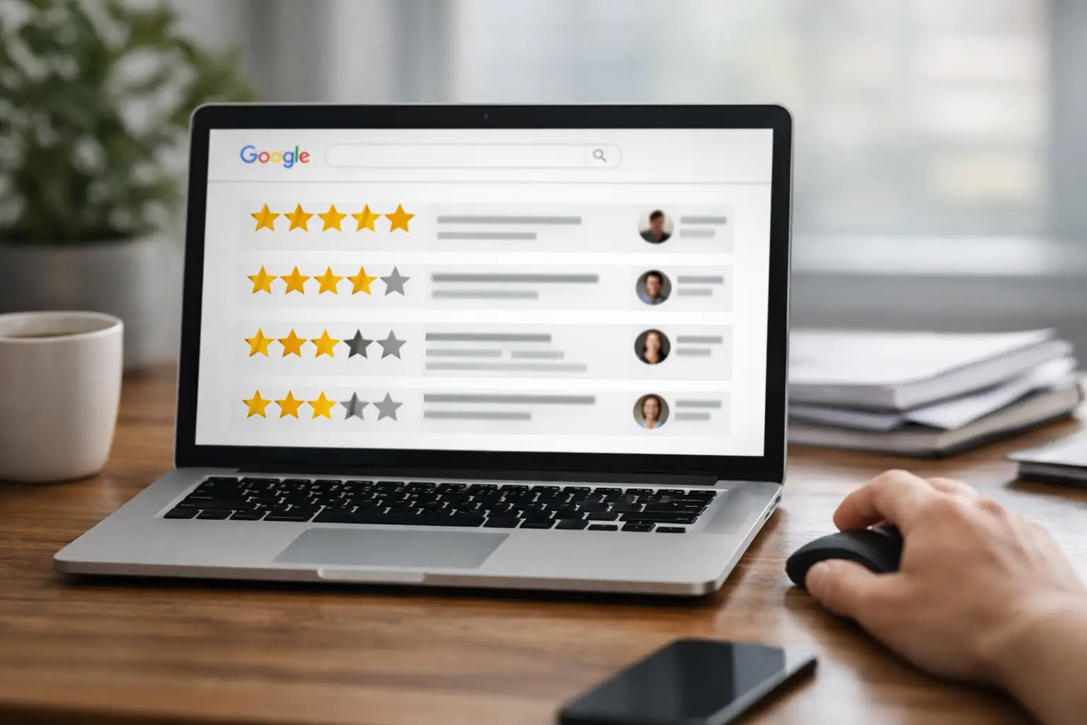 Quantas avaliações geram mais cliques no Google?