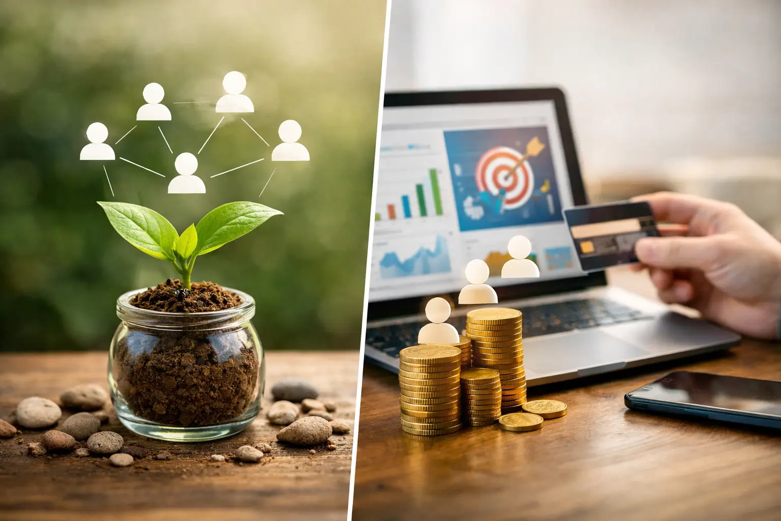 Leads orgânicos versus leads pagos: qual vence?